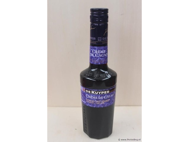 De kuyper crème de cacao - 35 cl - winkelverkoopprijs € 10.95 - afbeelding 1 van  3
