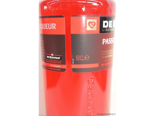 De kuyper passion fruit likeur - 50 cl - winkelverkoopprijs € 10.00 - afbeelding 3 van  3