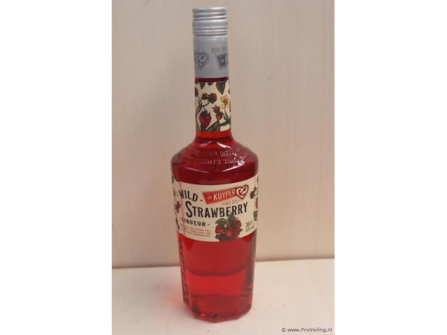 De kuyper strawberry likeur - 70 cl - winkelverkoopprijs € 10.95 - afbeelding 1 van  3