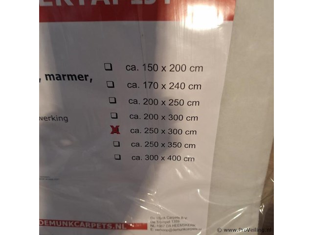 De munk carpets top stop anti-slip ondertapijt - 250x300cm - afbeelding 2 van  2