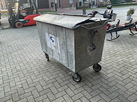 De pijp afvalcontainer staal - afbeelding 1 van  4