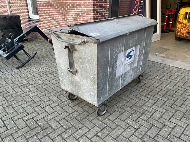 De pijp afvalcontainer staal - afbeelding 2 van  4