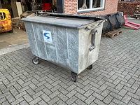 De pijp afvalcontainer staal - afbeelding 3 van  4