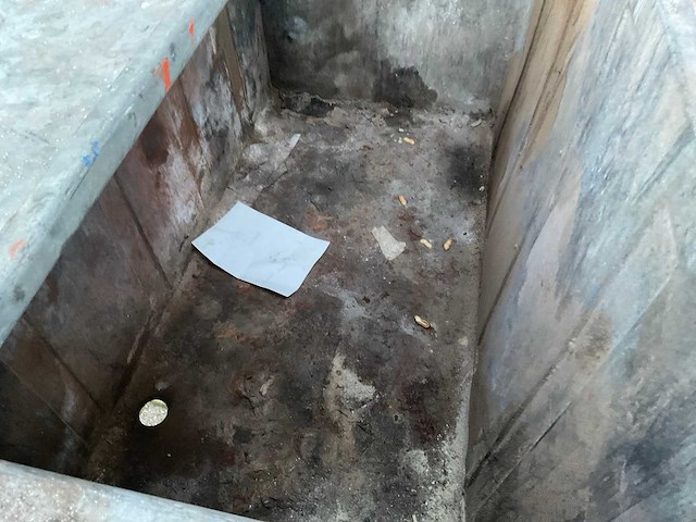 De pijp afvalcontainer staal - afbeelding 4 van  4