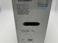 De roca 276657 neo oval ceramic washbasin - durable & moisture-resistant marine-grade sink for compact spaces - afbeelding 2 van  6