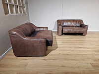 De sede - ds44 - vintage 2 zits banken - sofa (2x) - afbeelding 4 van  13