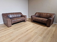 De sede - ds44 - vintage 2 zits banken - sofa (2x) - afbeelding 1 van  13