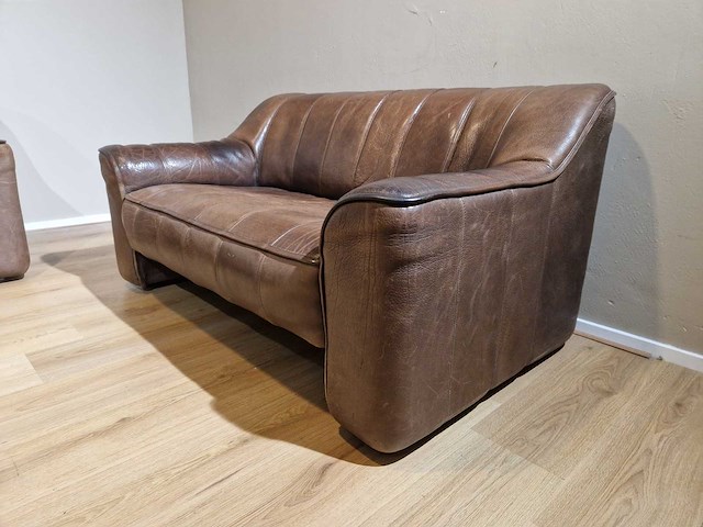 De sede - ds44 - vintage 2 zits banken - sofa (2x) - afbeelding 11 van  13