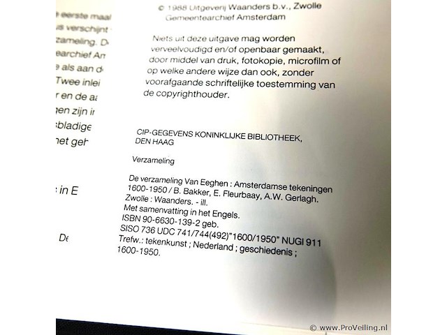 De verzameling van eeghen. amsterdamse tekeningen 1600-1950 - afbeelding 2 van  5