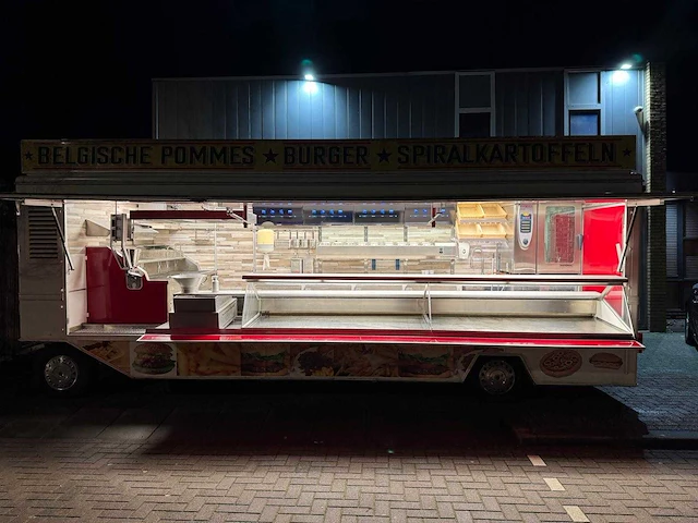De vries 2000 aanhangwagen 7 meter friet patatwagen grillwagen koelwagen rationale 4477 - afbeelding 22 van  45
