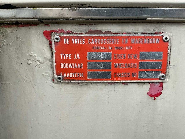De vries carroserie 2006 gebakskraam - afbeelding 28 van  38