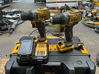 De walt dcd701 accu boormachine (2x) - afbeelding 1 van  2