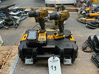 De walt dcd701 accu boormachine (2x) - afbeelding 2 van  2