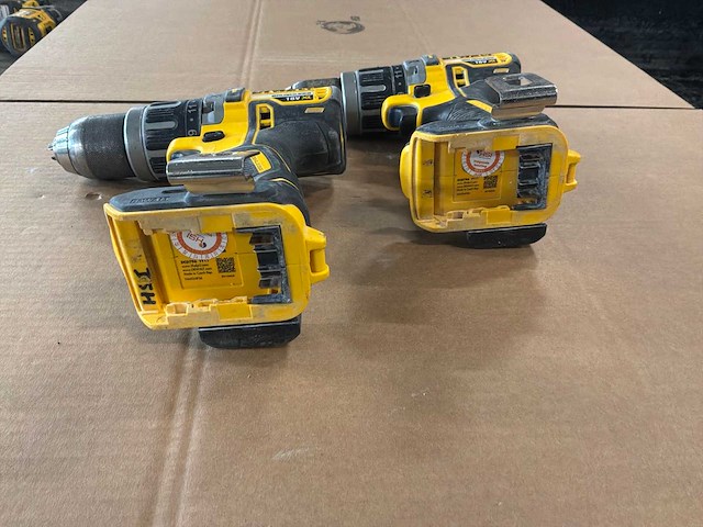 De walt dcd796 boormachine (2x) - afbeelding 4 van  7
