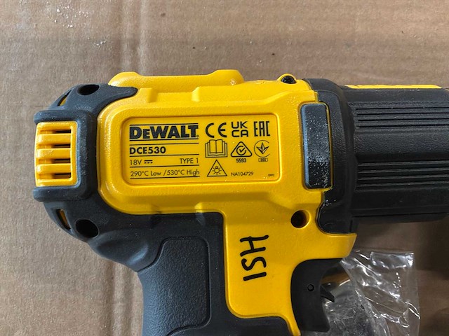De walt dce530 accu heteluchtpistool (2x) - afbeelding 4 van  4