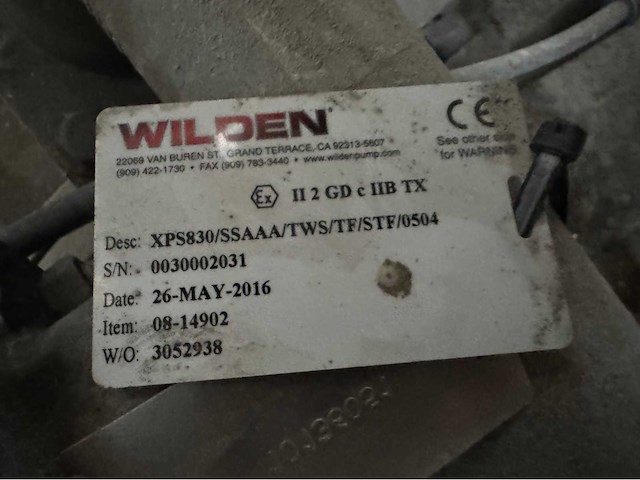 De wilden xps 830 pneumatische membraan pomp - afbeelding 3 van  11