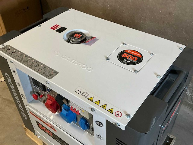 Deawoo ddae10500dse 3g stroomgenerator - afbeelding 4 van  6