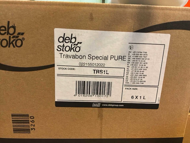 Deb stoko tracabon special pure handzeep navul verpakking (54x) - afbeelding 3 van  5