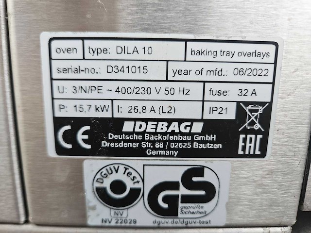 Debag - 2022 - dila 5/ dila 10 - bakkerijoven - afbeelding 4 van  4