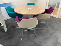 Deberenn vergadertafel met 4 deberenn nano vergaderstoelen - afbeelding 3 van  9