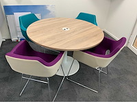 Deberenn vergadertafel met 4 deberenn nano vergaderstoelen - afbeelding 5 van  9