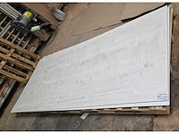 Debo - trespa panelen crème wit ral 9001 3050x1300x6 mm (2x) - afbeelding 1 van  2