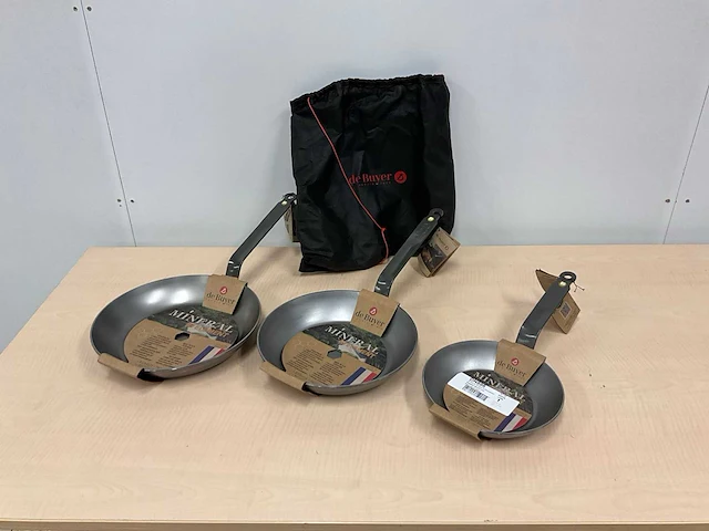 Debuyer mineral steelpannen (3x) - afbeelding 1 van  6