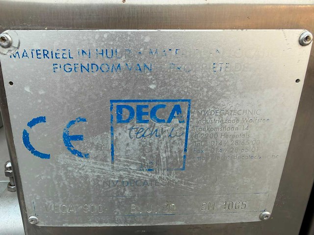 Deca - meca 900 - traysealer - afbeelding 8 van  10