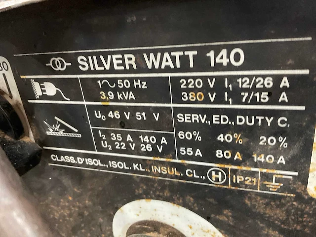 Deca silver watt 140 elektrode lasapparaat - afbeelding 5 van  5