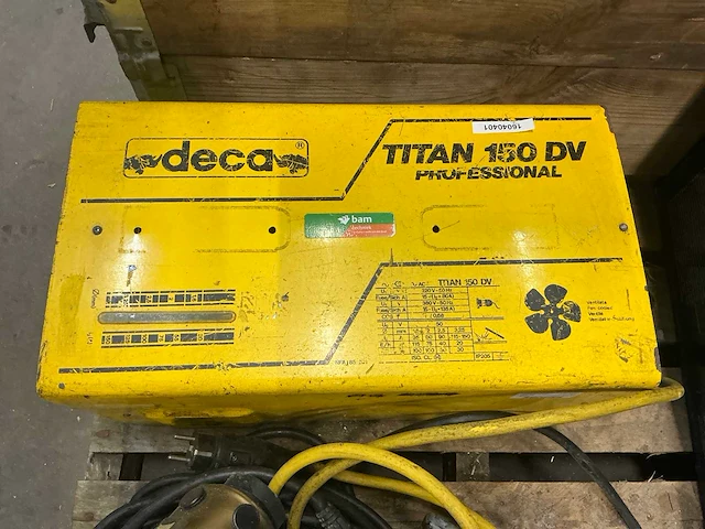 Deca titan 150 dv elektrode lasapparaat - afbeelding 3 van  5
