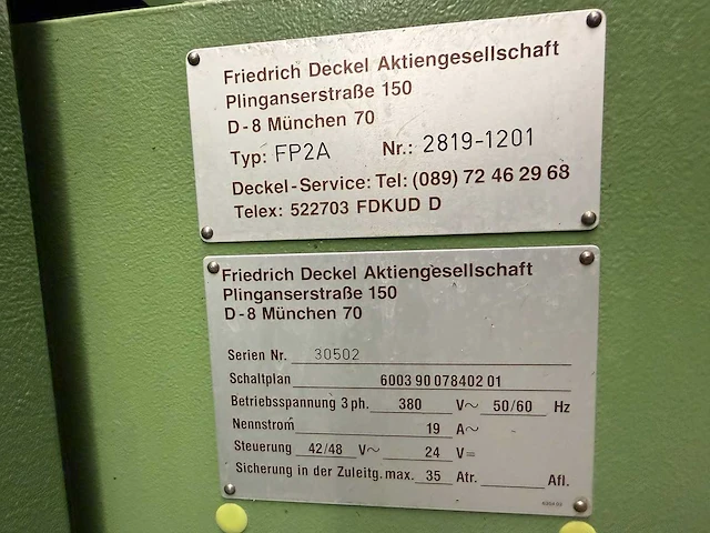 Deckel - fp2a - deckel fp2a dialog 11 - afbeelding 5 van  7