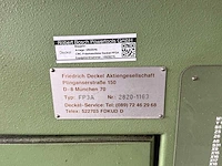 Deckel - fp3a - cnc freesmachine - afbeelding 4 van  12