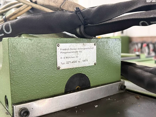 Deckel - fp3a - cnc freesmachine - afbeelding 2 van  12
