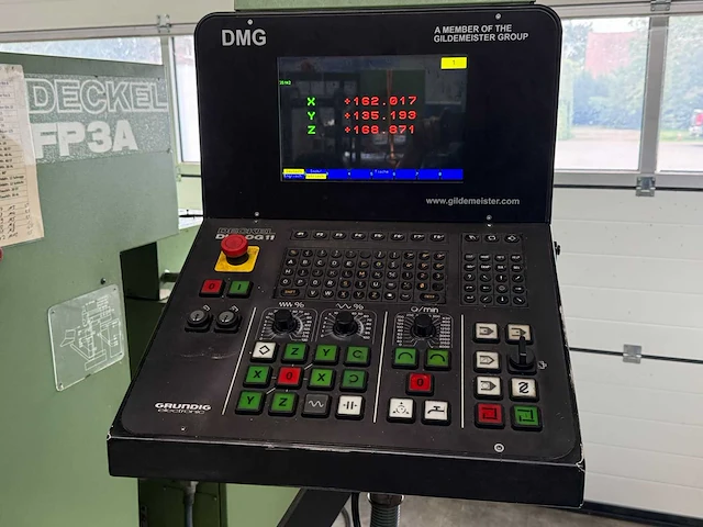 Deckel - fp3a - cnc freesmachine - afbeelding 5 van  12