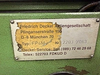 Deckel - fp4mk freesmachine - afbeelding 6 van  7