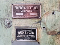 Deckel - maho fp2 - universal milling machine - afbeelding 2 van  10