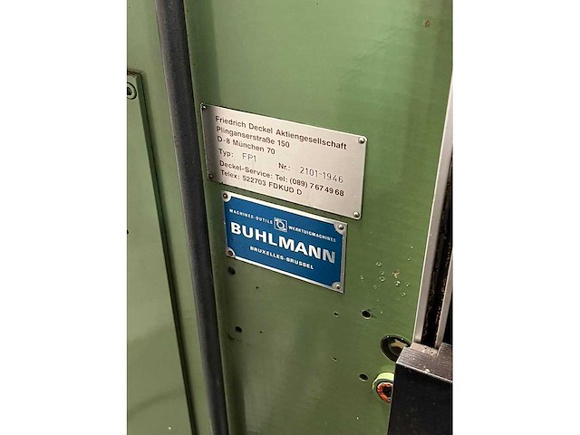 Deckel fp1 aktiv universele freesmachine - afbeelding 3 van  7