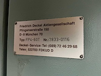 Deckel fp4-60t verticaal bewerkingscentrum - afbeelding 7 van  15