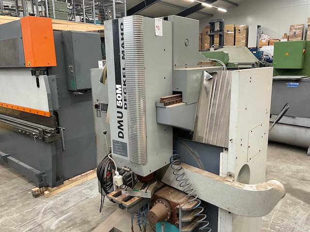 Deckel maho - dmu 50m - onderdelendrager - 2001 - afbeelding 3 van  9