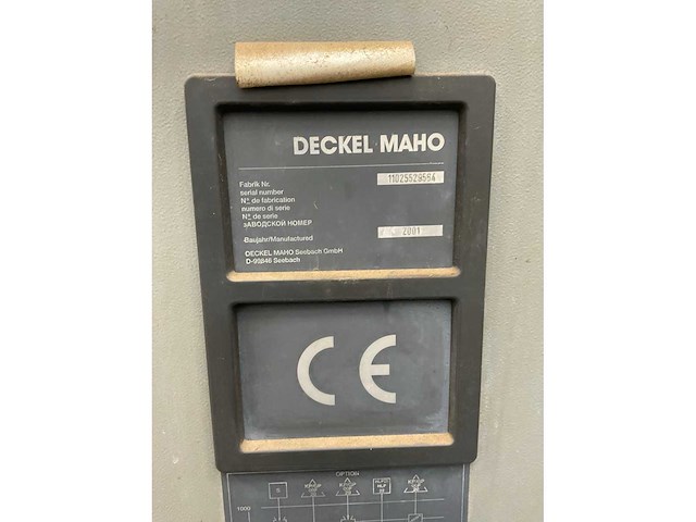 Deckel maho - dmu 50m - onderdelendrager - 2001 - afbeelding 6 van  9