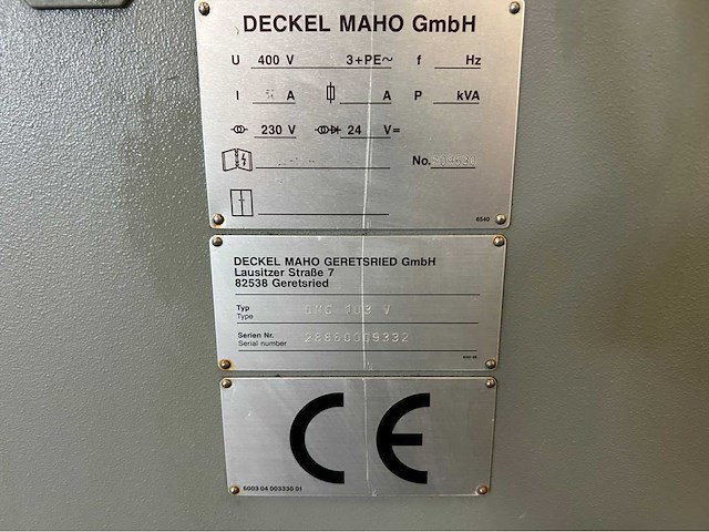 Deckel maho dmc 103v cnc universele machinecentrum - afbeelding 1 van  13