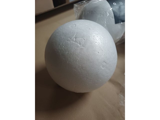 Deco bal piepschuim set van 2 stuks 24 sets - afbeelding 6 van  7