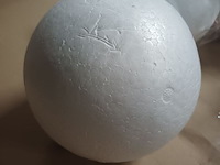 Deco bal piepschuim set van 2 stuks 24 sets - afbeelding 6 van  7