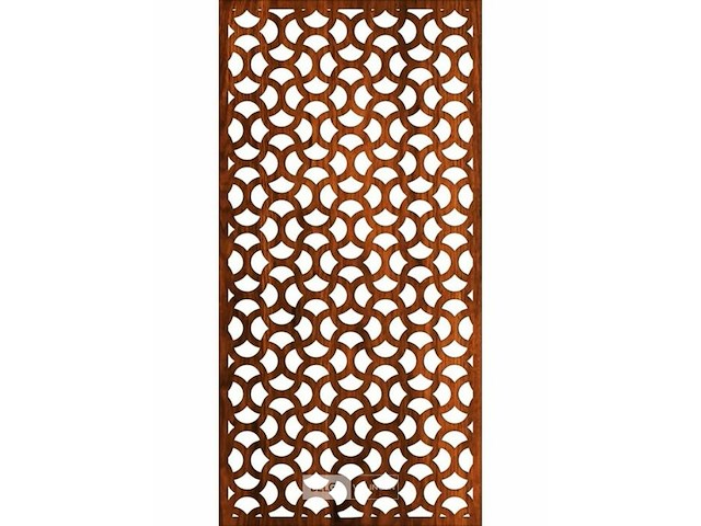 Deco element ellipse, afm 180x90cm cortenstaal - afbeelding 1 van  1