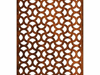 Deco element ellipse, afm 180x90cm cortenstaal - afbeelding 1 van  1