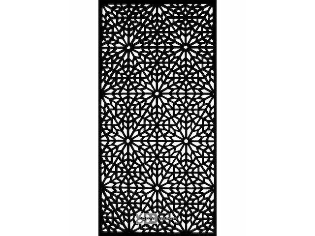 Deco element mouharabiy 180x90cm grijs - afbeelding 1 van  3