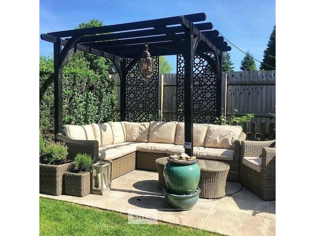 Deco element mouharabiy 180x90cm zwart - afbeelding 4 van  6