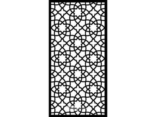 Deco element mouharabiy 180x90cm zwart - afbeelding 1 van  6