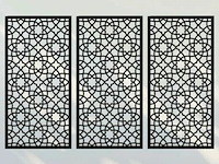Deco element mouharabiy 180x90cm zwart - afbeelding 3 van  6