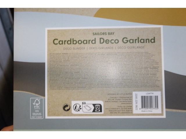 Deco garland 9 stuks in krat m - afbeelding 5 van  5